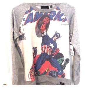 Captain America Comic Sweatshirt